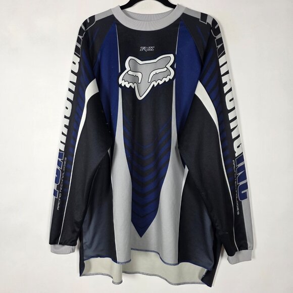 Vintage Fox Racing Inc Y2K Motocross Mens 2XL Long Sleeve Jersey - Picture 1 of 8